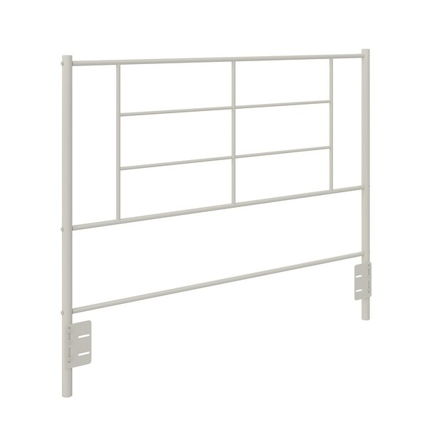 RealRooms Praxis Metal Headboard， Steel Construction， Mounting Hardware Included - - 37849859