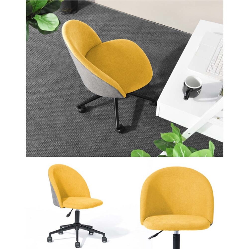 Stylish Adjustable Height Task Chair  Rotatable Computer Chair