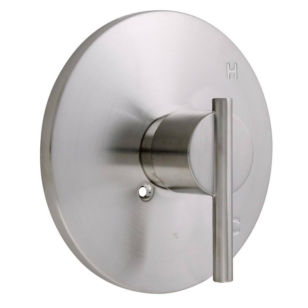 Design House Geneva Single-Handle 1-Spray Tub and Shower Faucet in Satin Nickel (Valve Included) 525691