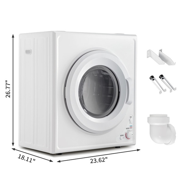 ZOKOP 2.6 Cu.Ft. Compact portable Household Clothes Dryer - - 37970901