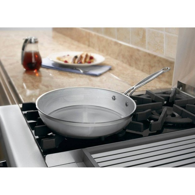 Stainless Steel Tri ply Skillet Mcp22 24n Silver