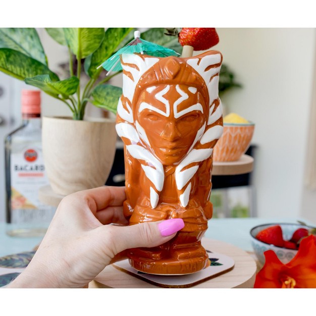 Beeline Creative Geeki Tikis Star Wars The Mandalorian Ahsoka Tano Ceramic Mug Holds 18 Ounces