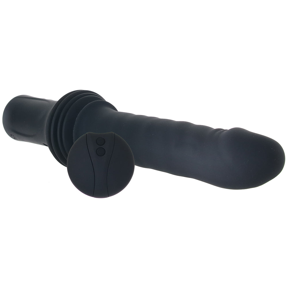 Renegade Super Stroker Thrusting Vibe in Black