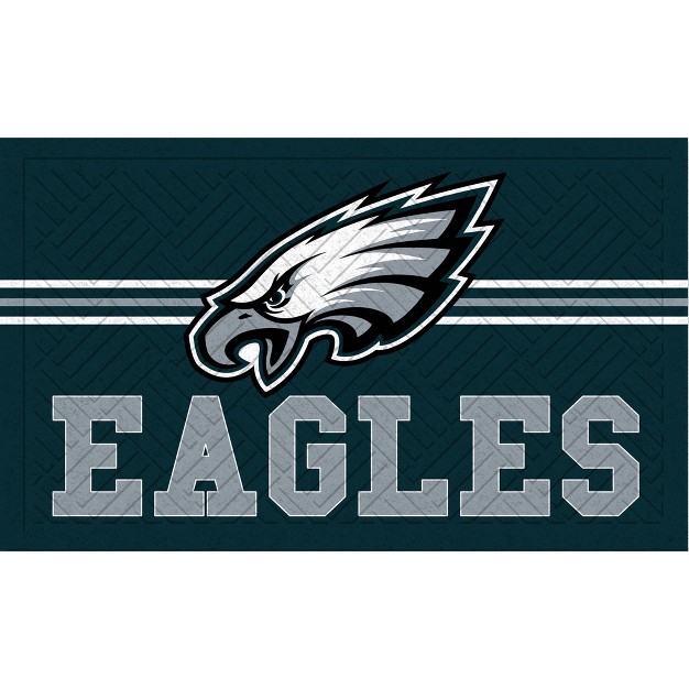 Embossed Mat Cross Hatch Philadelphia Eagles