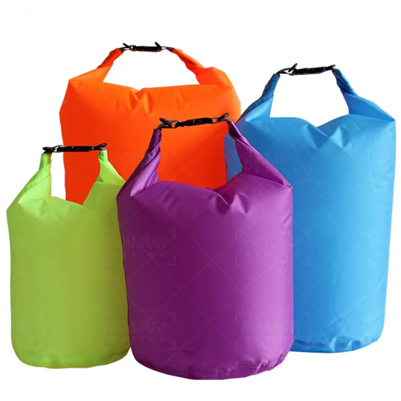 Durable Camping Hiking Boating Ocean Pack Sport Beach Gear Polyester 2l 5l 10l 20l Waterproof Dry Bag