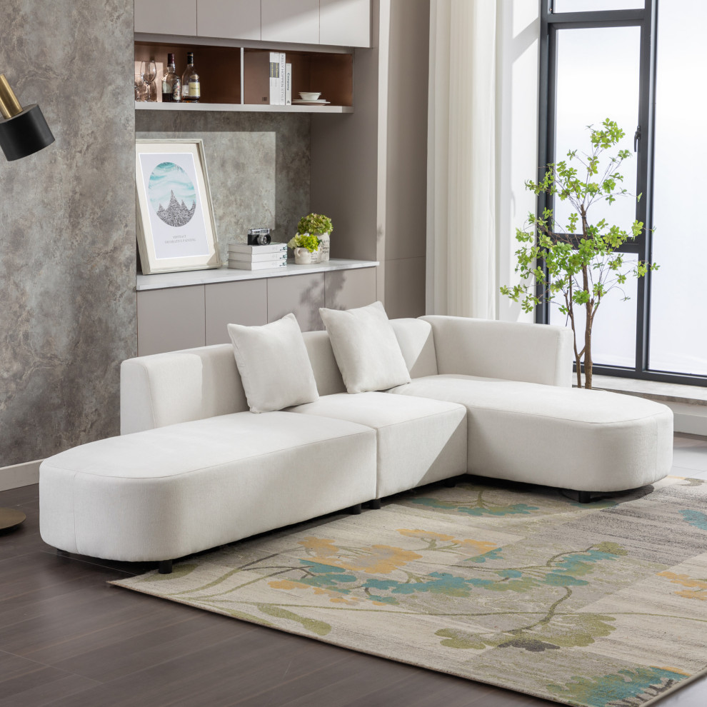 Luxury Modern Style Living Room Upholstery Sofa   Modern   Sofas   by TATEUS LLC  Houzz