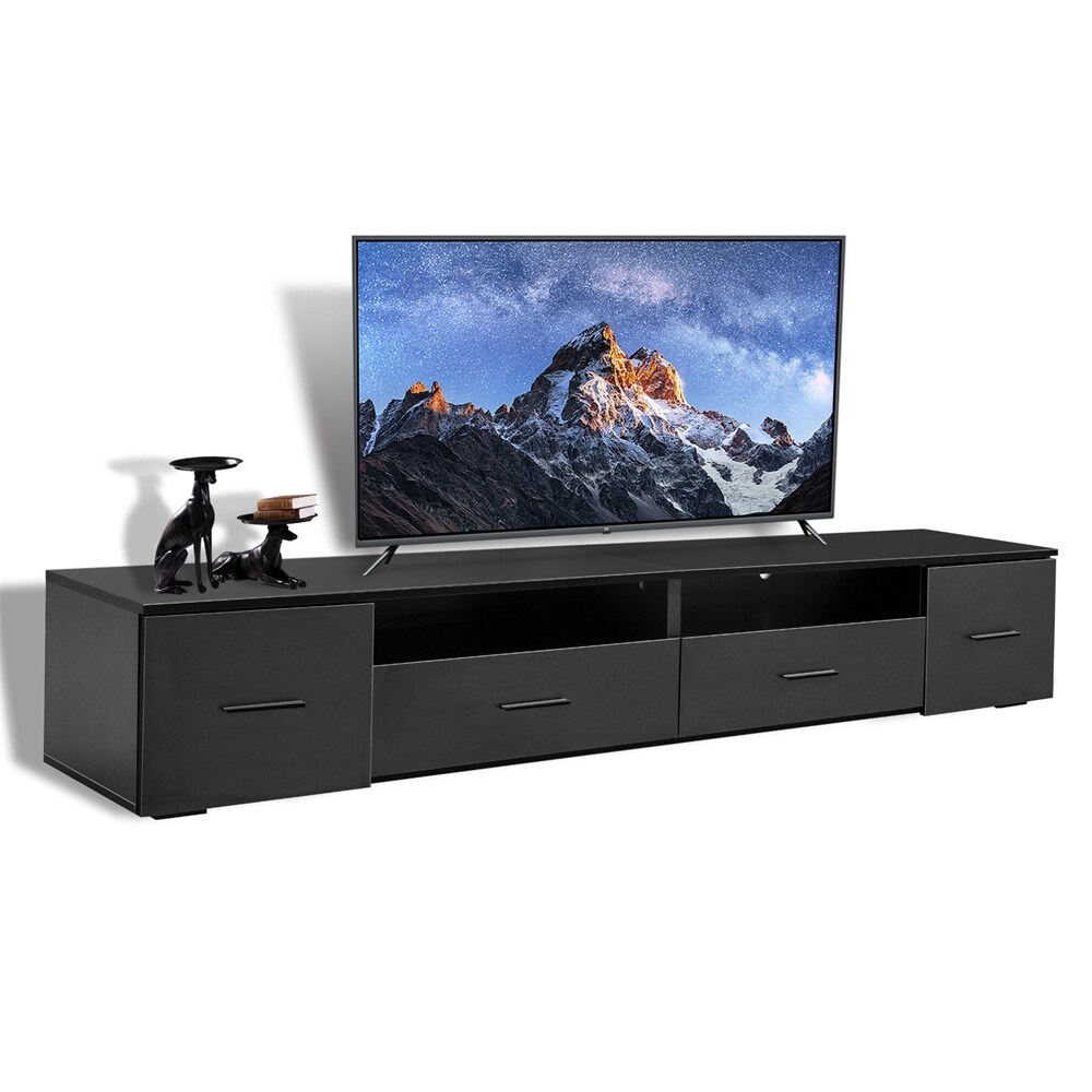 Stand for TV Up to 90 Inch  Large Led TV Stand with 4 Storage Drawers