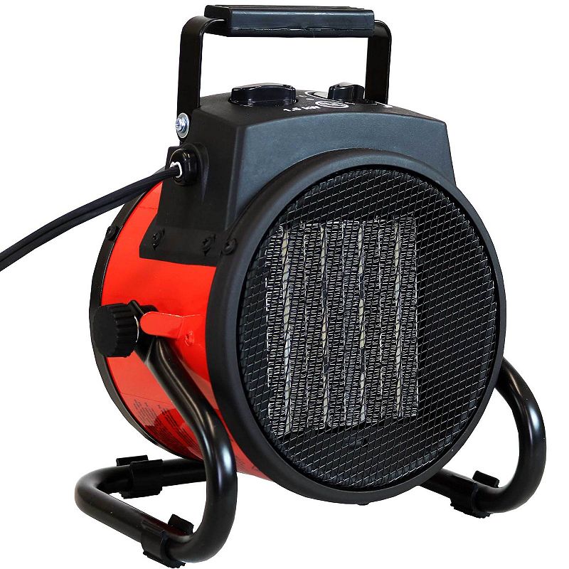 Sunnydaze 750W/1500W Portable Ceramic Electric Space Heater with Handle