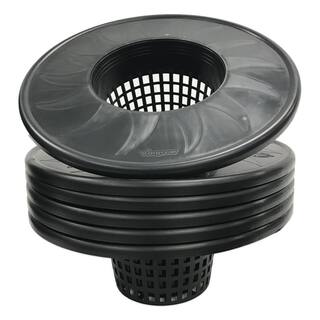 Viagrow 6 in. Black Pot Bucket Lid Insert (6-Pack) V6ML-6