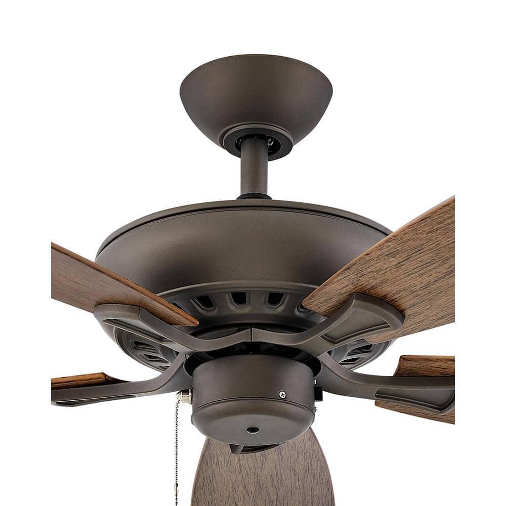 HINKLEY HIGHLAND WET 60 in IndoorOutdoor Metallic Matte Bronze Ceiling Fan Pull Chain