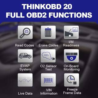 Thinkcar Plug and  Play OBD2 Scanner for Automotive Diagnostic THINKOBD 20 TKOBD20