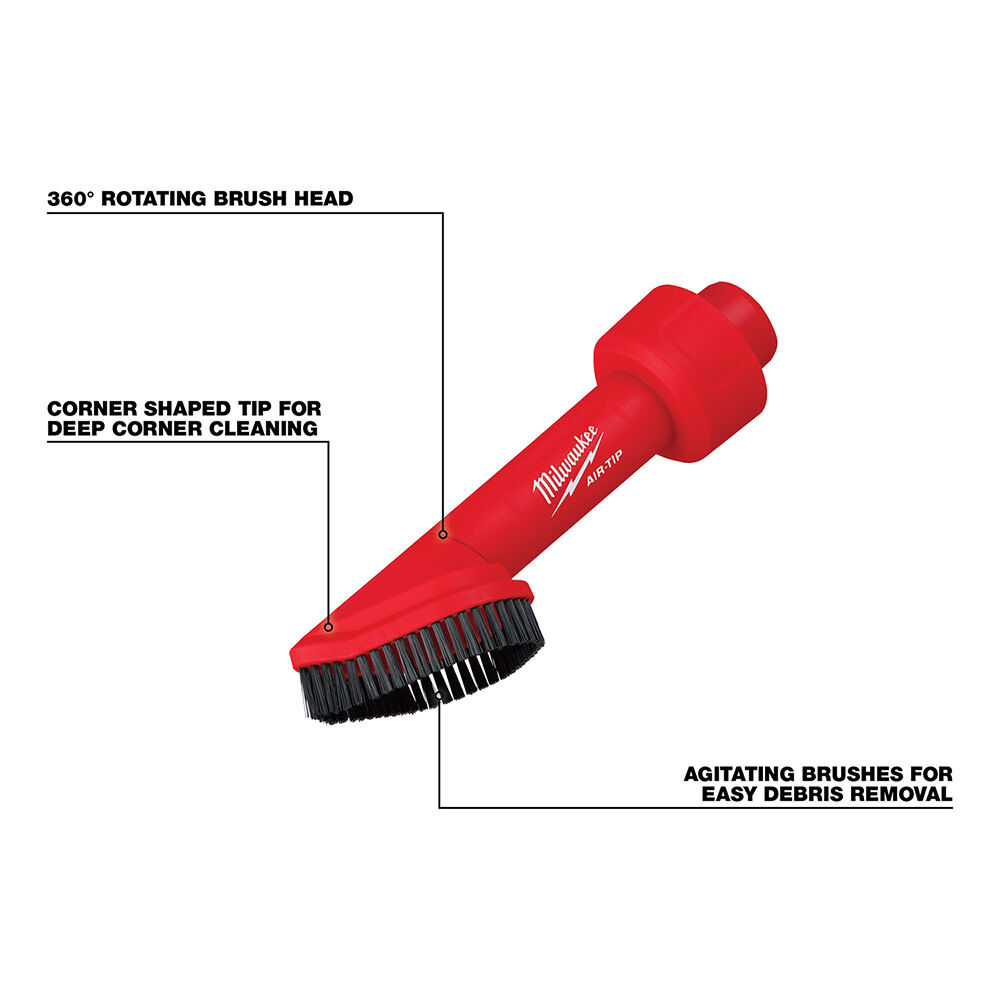 Milwaukee AIR-TIP Rotating Corner Brush Tool 49-90-2021 from Milwaukee