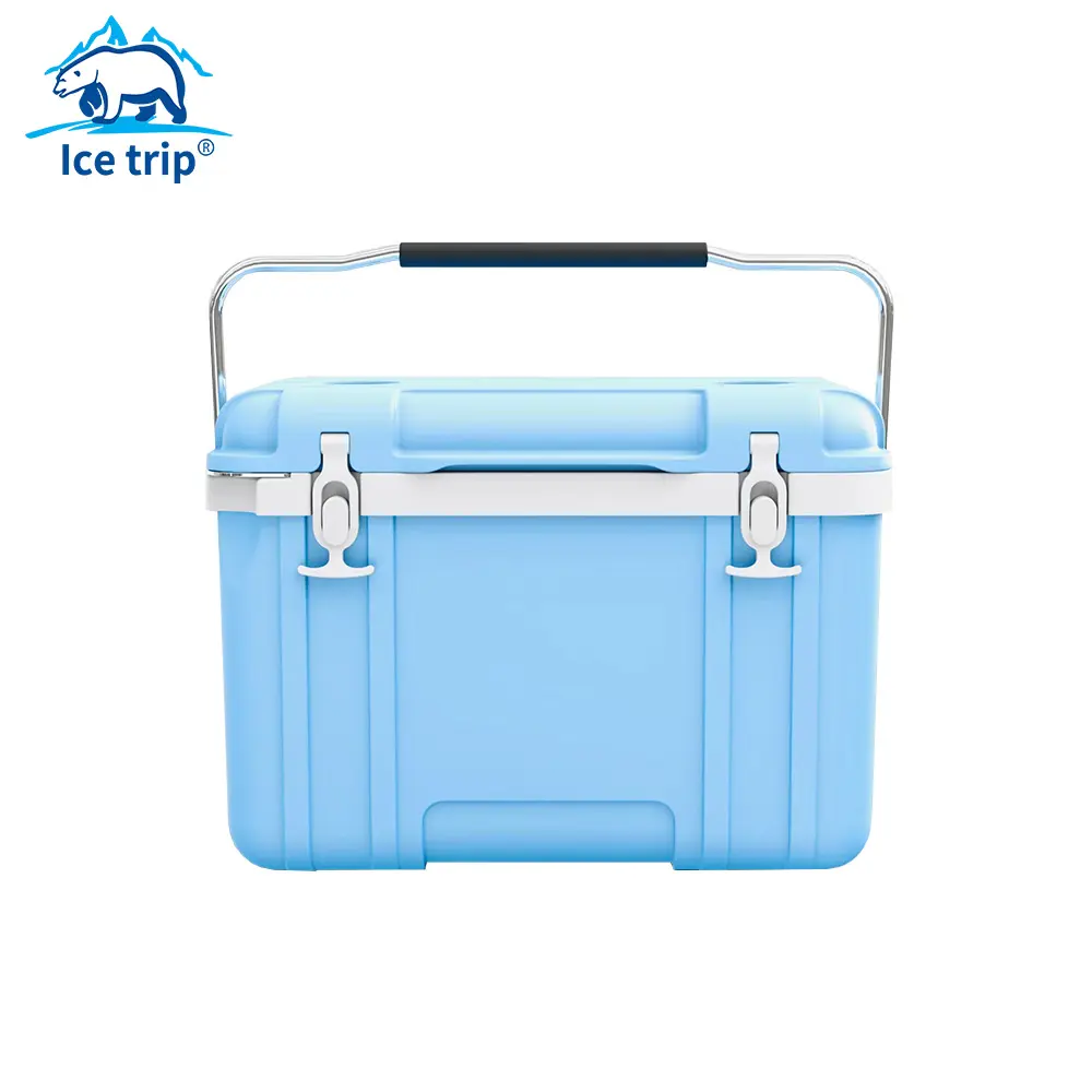 26L Camping Outdoor Hiking Hard Plastic Cold Storage Box Portable Seafood Insulation Cool Box