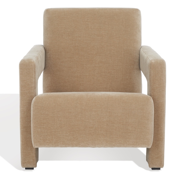 SAFAVIEH Couture Taylor Modern Velvet Accent Chair - 27 in. W x 35 in. D x 30 in. H