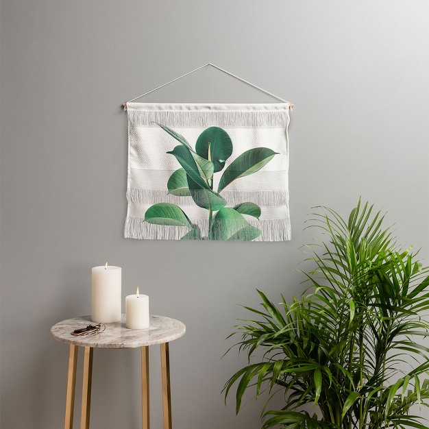 Cassia Beck Rubber Fig Fiber Wall Hanging Society6