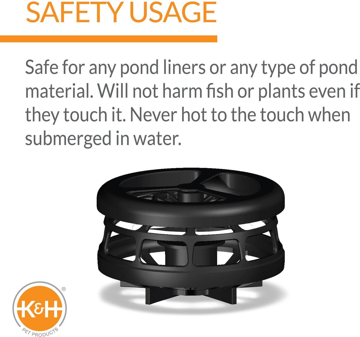 KandH Pet Products Thermo-Pond Perfect Climate Deluxe Pond Deicer