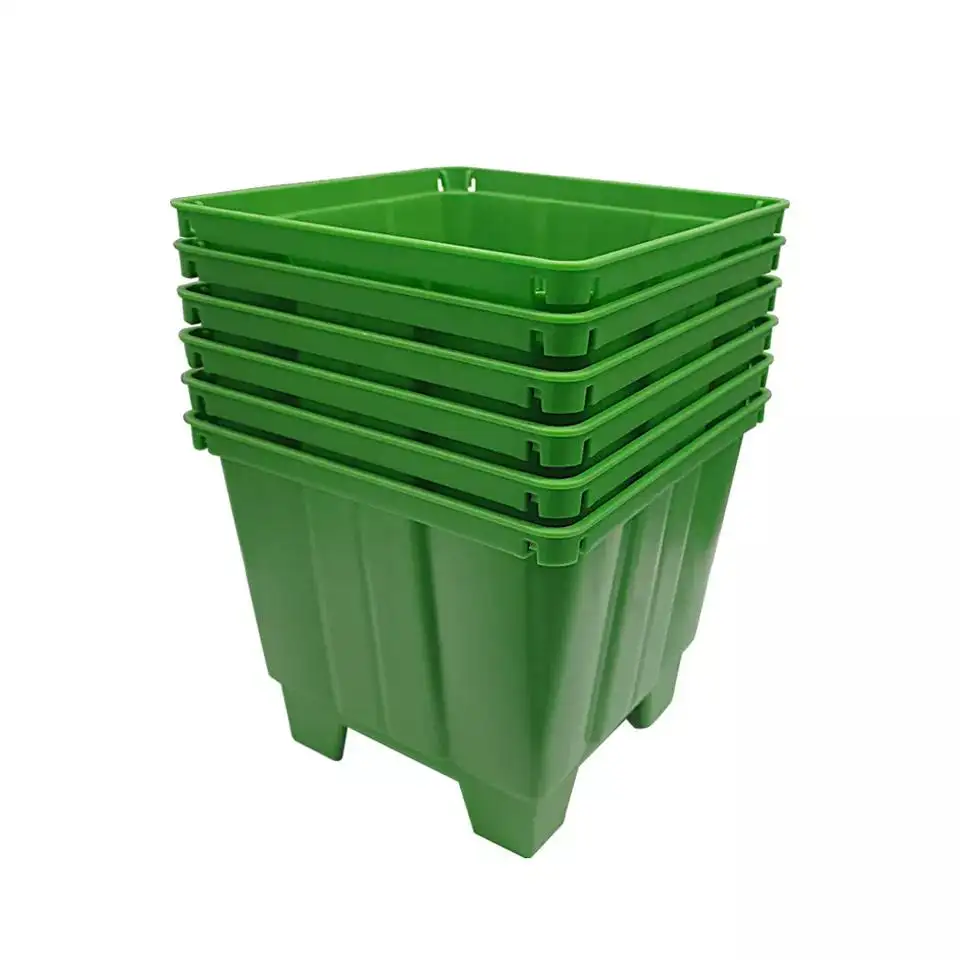 Factory Direct Supply High Quality Garden 6 Inch Rock wool Cube Drip Caps Cover For Flood Table