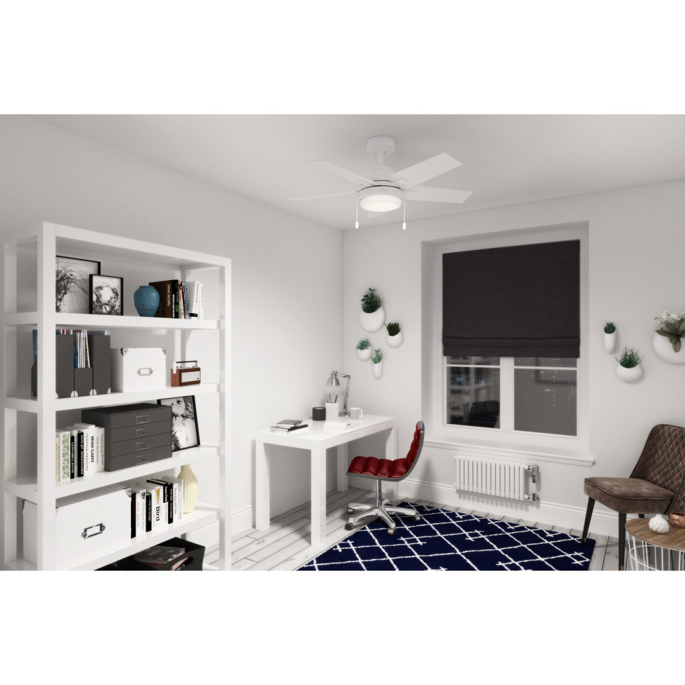 Hunter Barlett Ceiling Fan 44 Fresh White Fresh White ;