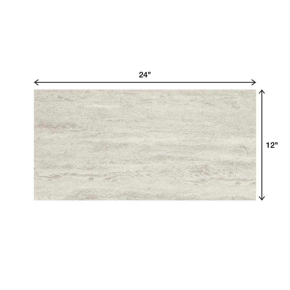 Marazzi Stonehollow Mist 12 in. x 24 in. Glazed Porcelain Floor and Wall Tile (15.6 sq. ft.  case) SH201224HD1P6