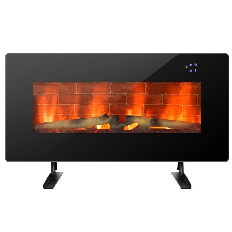 36 in Electric Wall Mounted/Freestanding Fireplace w/ Remote Control   36\