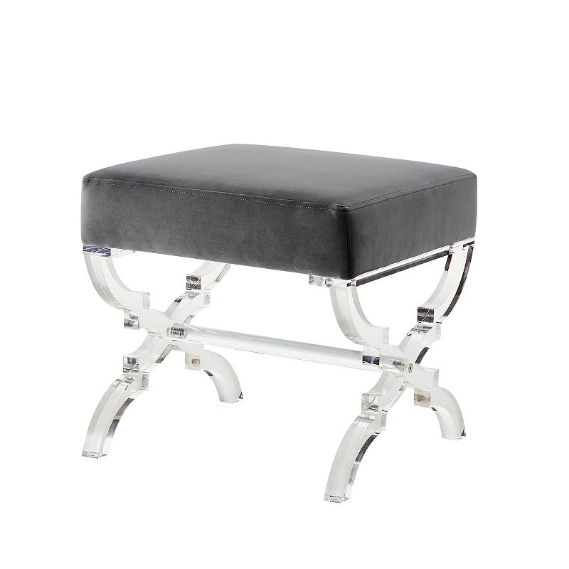 Ray Ottoman Acrylic X-Leg