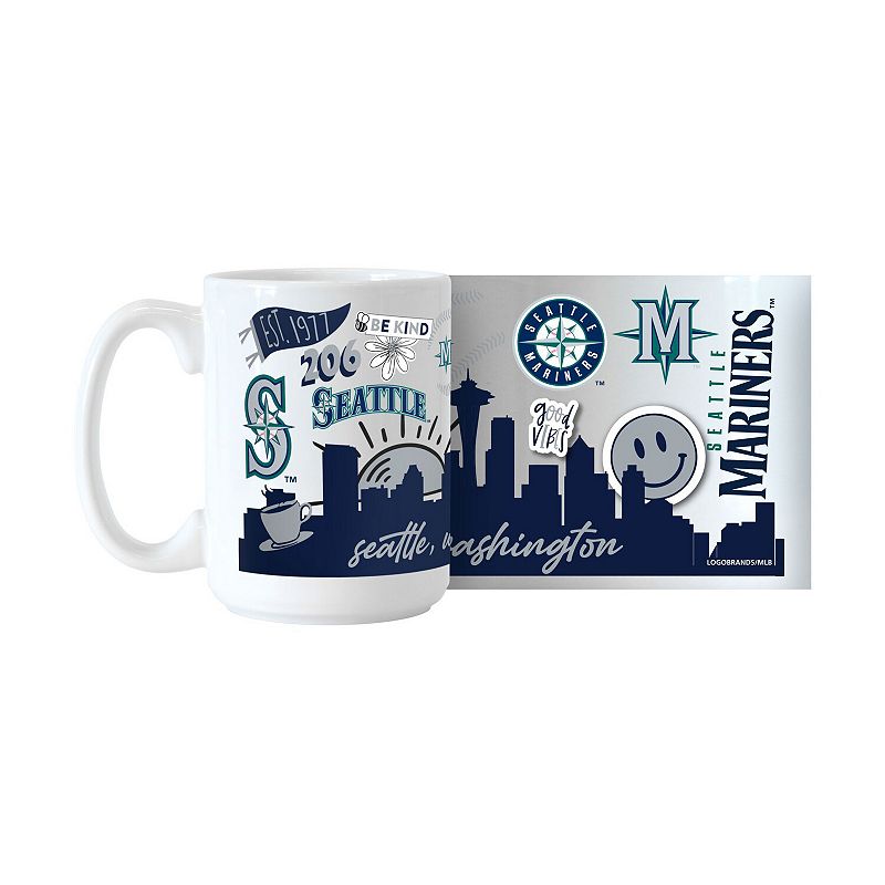 Seattle Mariners 15oz. Native Ceramic Mug