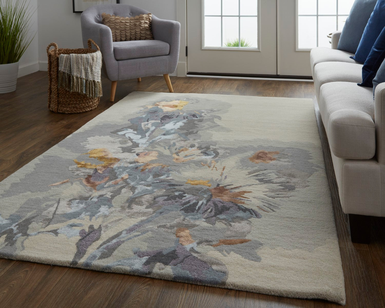 Cerelia Hand Tufted Gray / Multi Rug