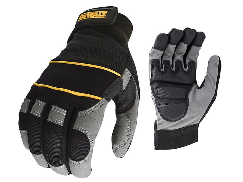 DEWALT Power Tool Gel Gloves Black / Grey DPG33L DEWDWGPTG