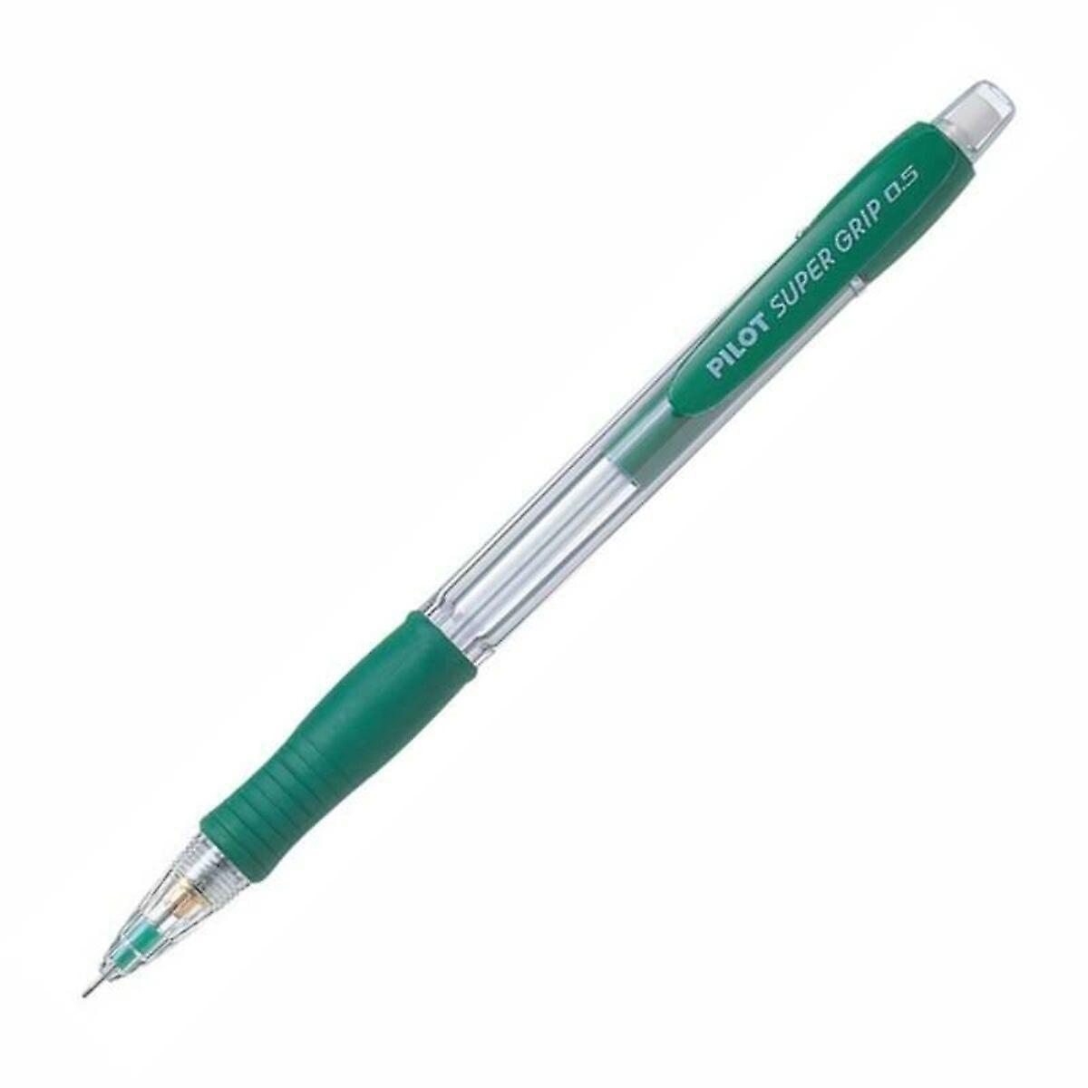 Pencil Lead Holder Pilot Super Grip Green 0，5 mm (12 Units)