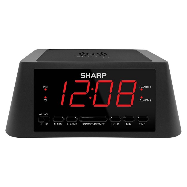 Wireless Charging Alarm Clock Sharp