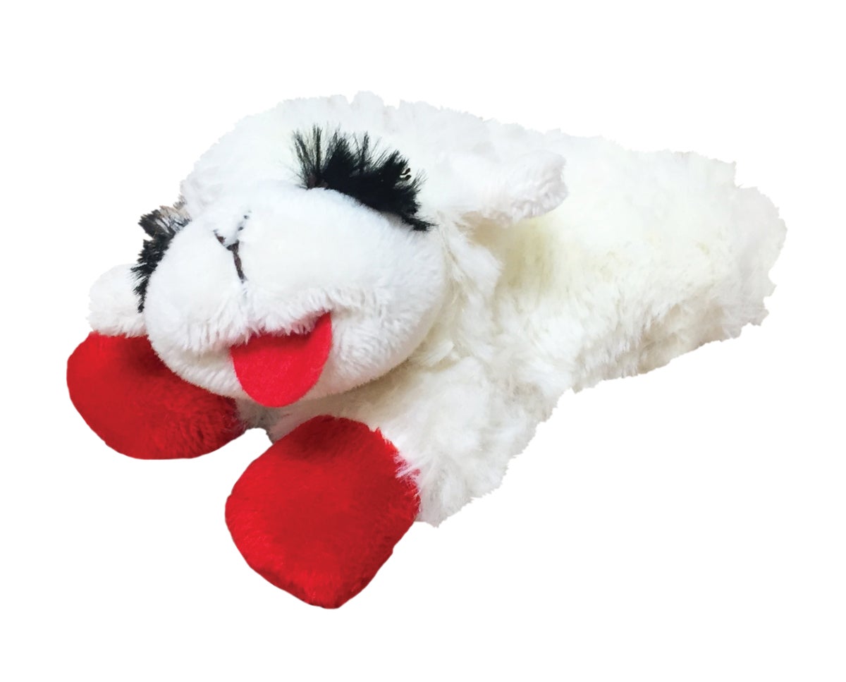 Multipet Lamb Chop Dog Toy White