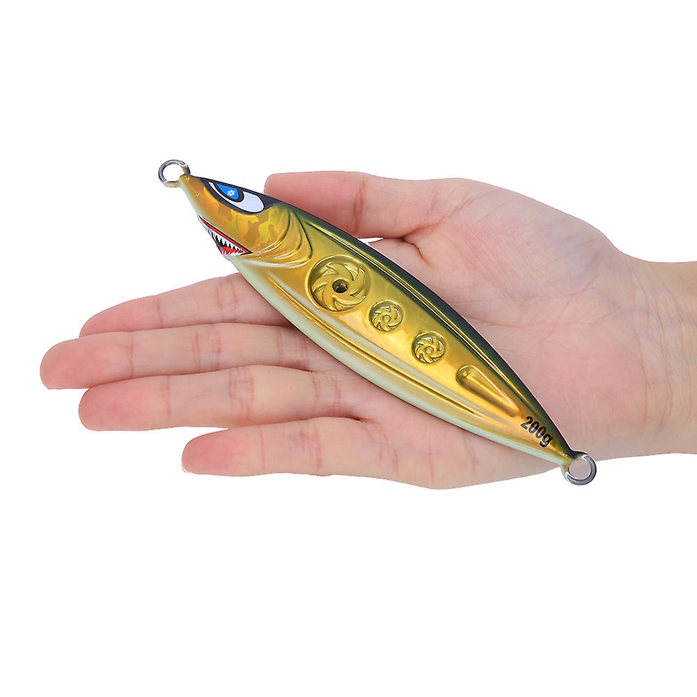 200g Jigging 3d Noctilucence Artificial Fish Lure Bait Saltwater Fishing Tool