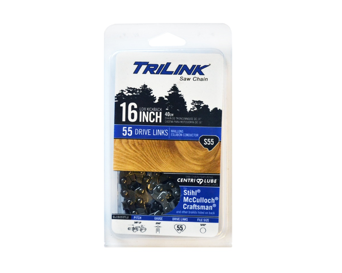 TriLink Saw Chain 16 inch Chain w/ 55 Drive Links CL15055TL2