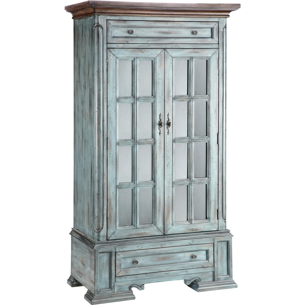 Elk Home Hartford Aged Blue Wood 36 Inch Wide Credenza