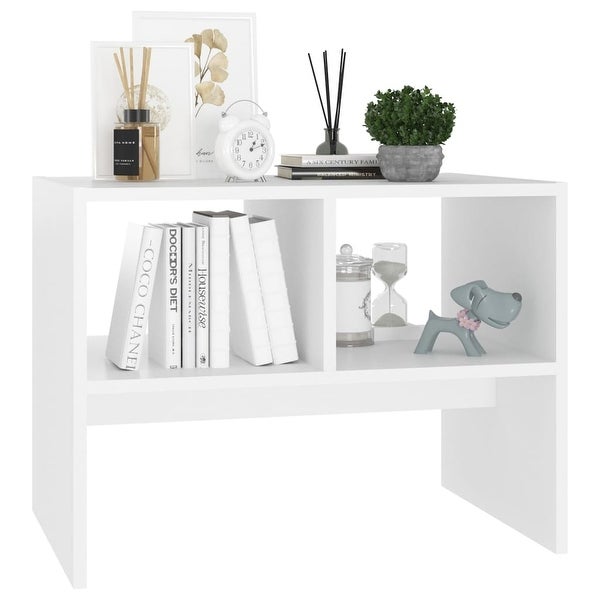 vidaXL Side Table White 24