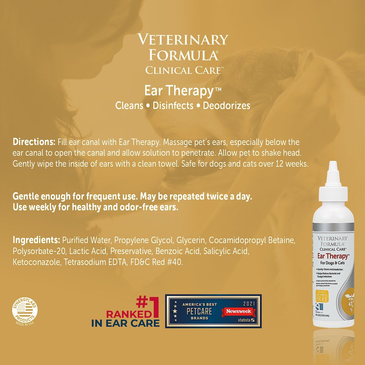 Veterinary Formula Clinical Care Ear Therapy