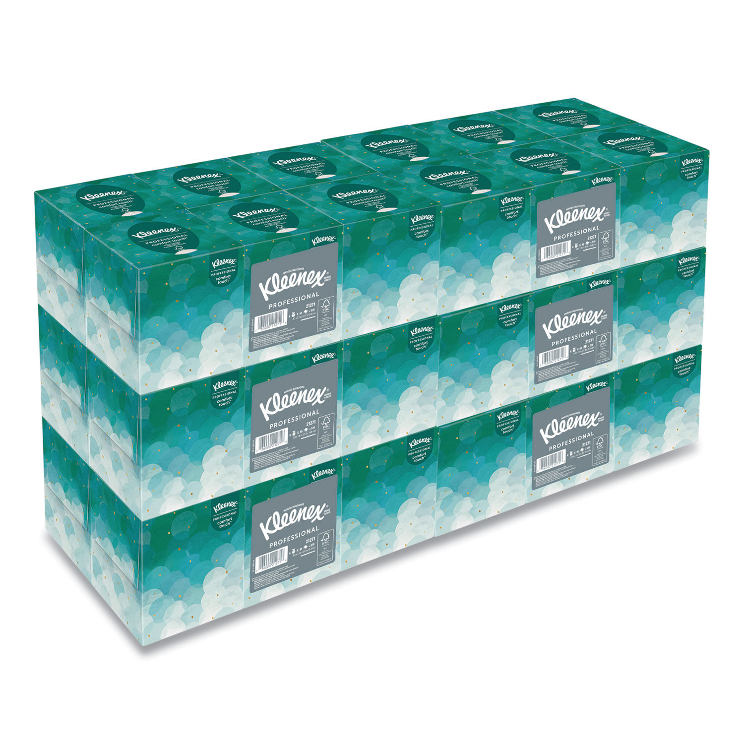 Boutique White Facial Tissue for Business by Kleenexandreg; KCC21271CT