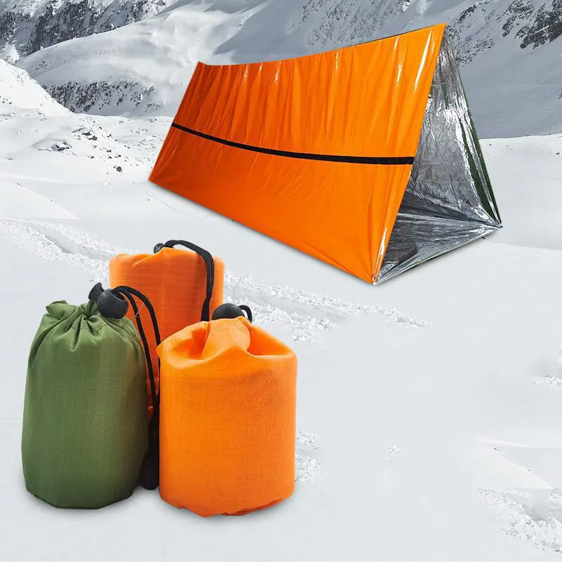 Outdoor Camping Hiking Survival Waterproof Winter Bivy Emergency Thermal Tent