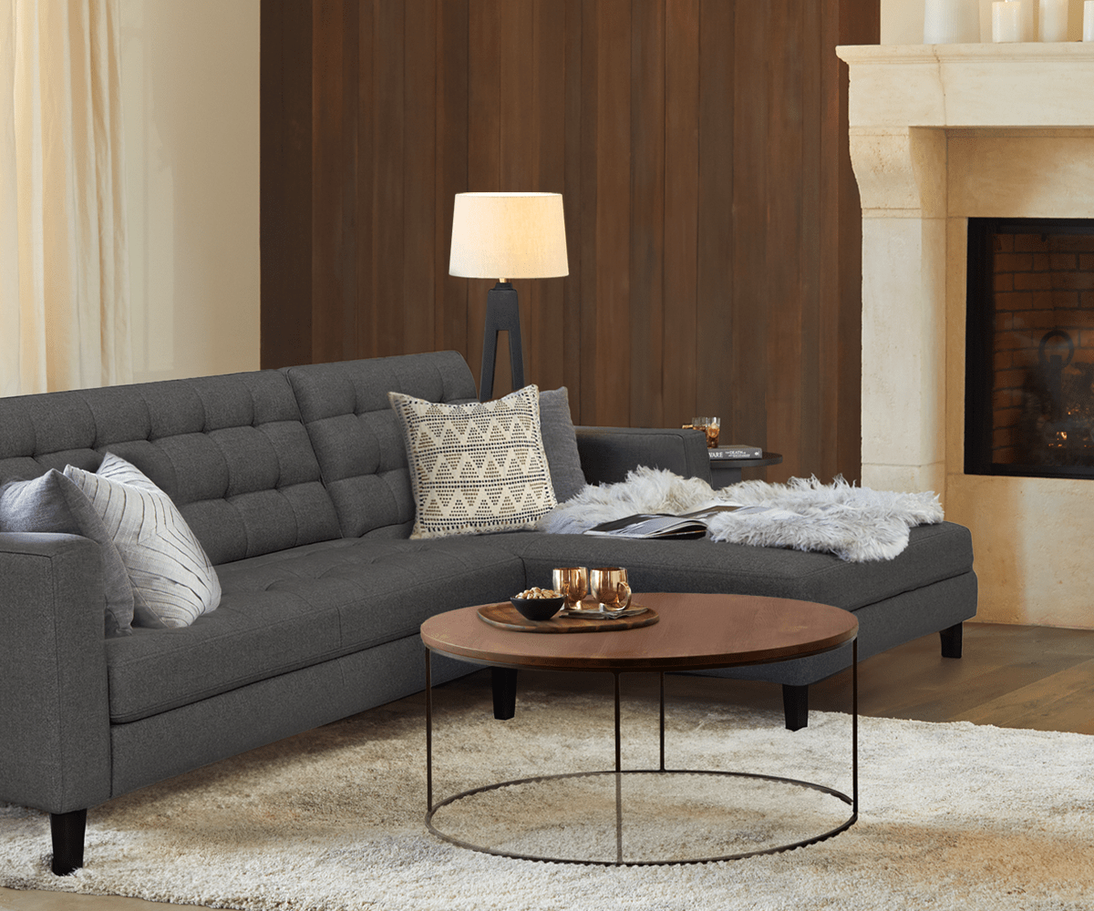 Laura Right Chaise Sectional