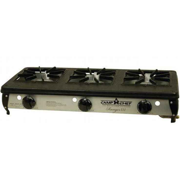 Camp Chef Ranger III ThreeBurner Stove  Black