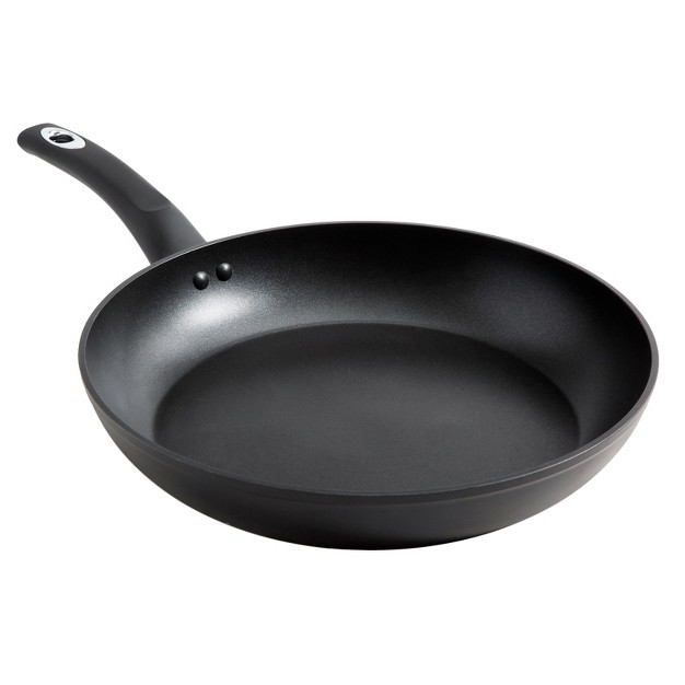 Oster Allston 12 Inch Aluminum Nonstick Frying Pan In Black