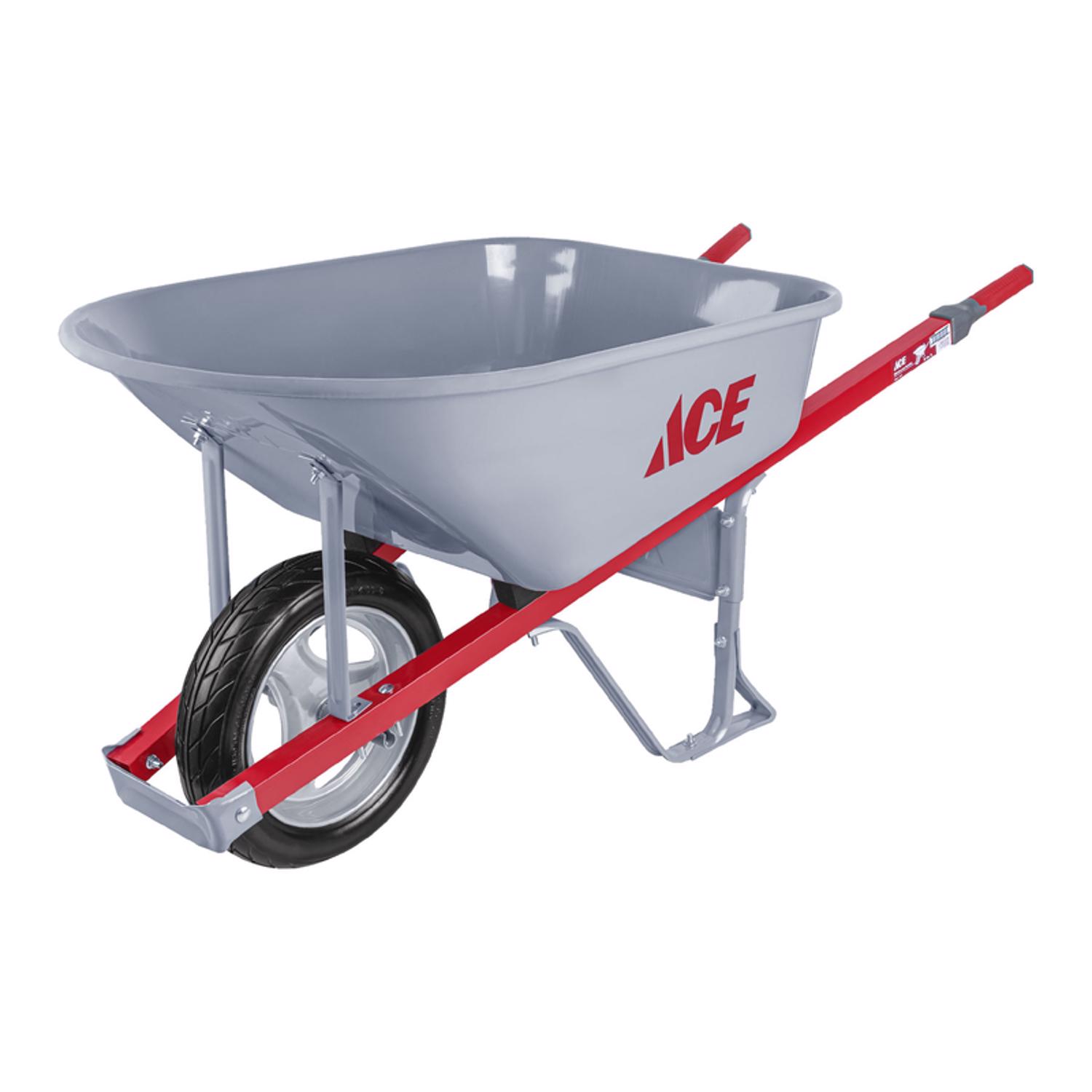 Ace Steel Contractor Wheelbarrow 6 ft