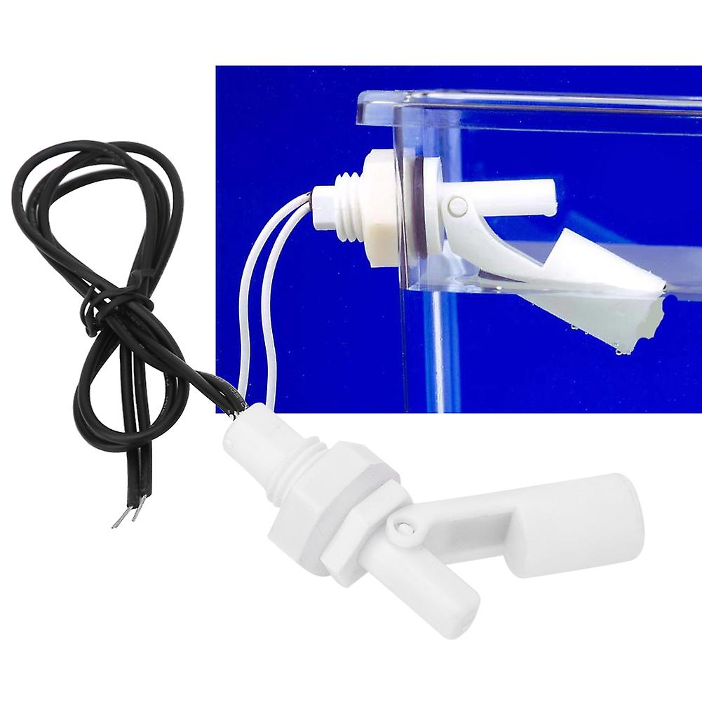 2pcs Water Level Sensor Float Switch Side Mounted White Pp Plastic 16mm Dc0-110v