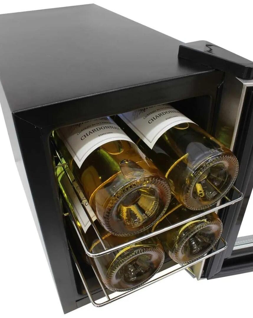 Element by Vinotemp EL6SILST 10 Inch Silver Wine Cooler