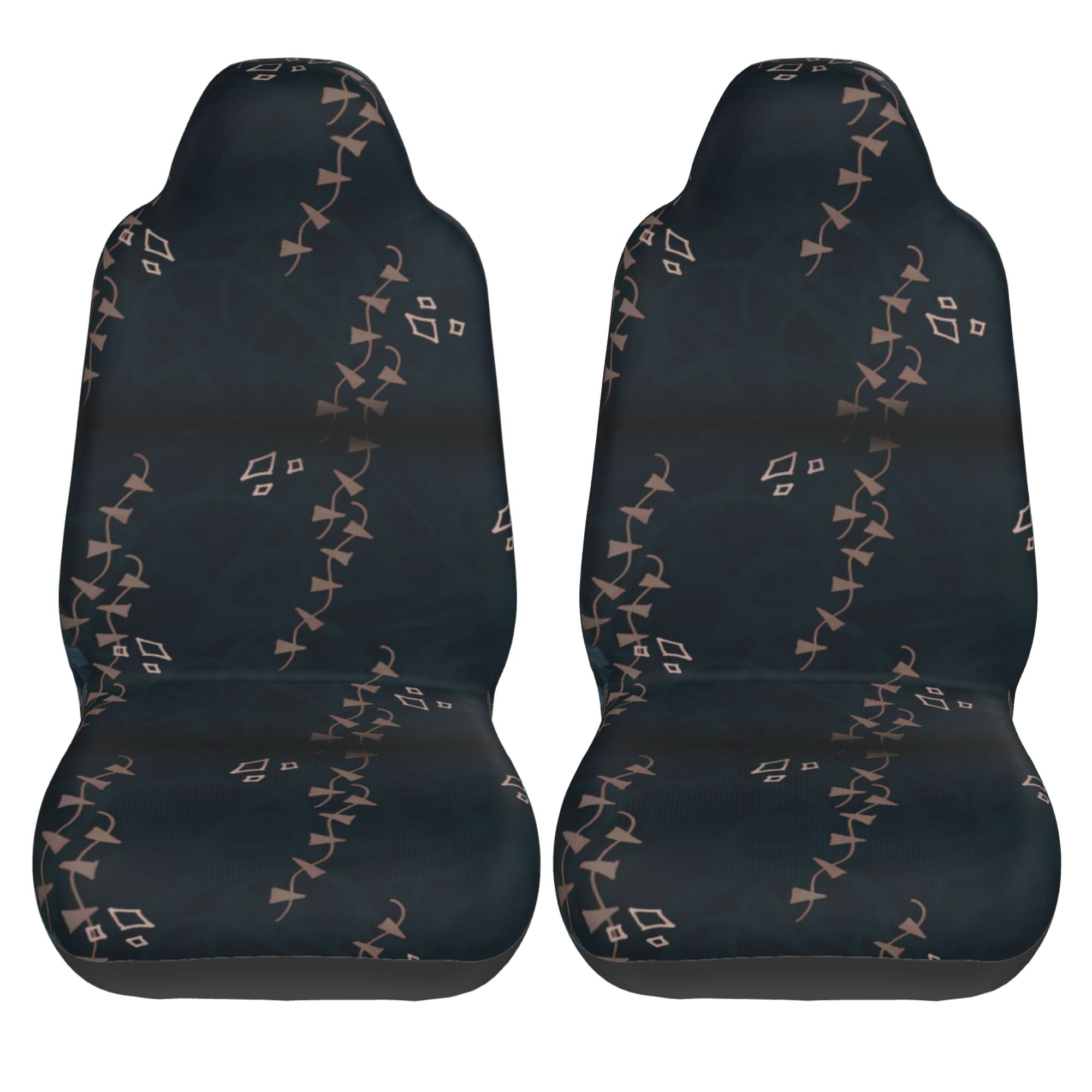 ZICANCN Car Seat Cover Retro Geometric Line Graffiti Car Front Seat Covers Protectors ， Automotive Seat Covers for Cars Trucks Suv