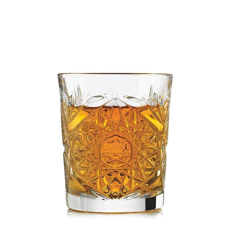 Libbey 5632 Hobstar Double Old Fashioned Glass， 12 oz. Capacity