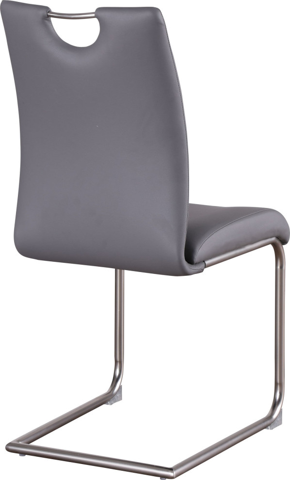 Handle Back Cantilever Side Chair (Set of 4)   Contemporary   Dining Chairs   by HedgeApple  Houzz