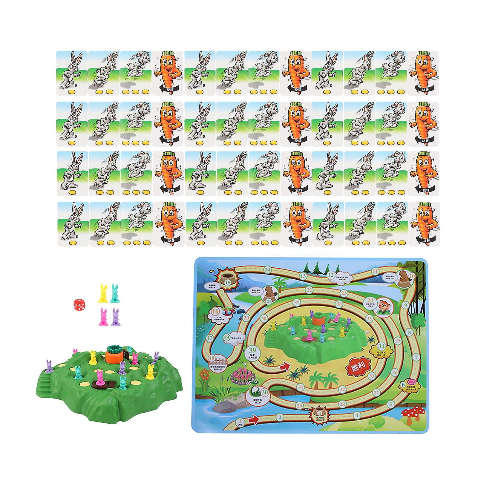 Rabbit Trap Game Board Game Rabbit Competitive Trap Game For 4 Years Old Style B