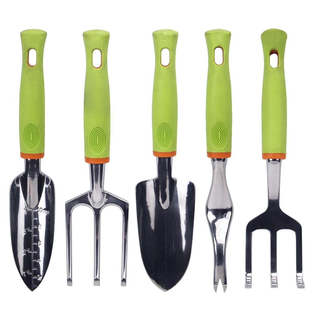 Lightly Plastic Handle Gardening TPR Tools Set Tool Sets for Garden Bonsai