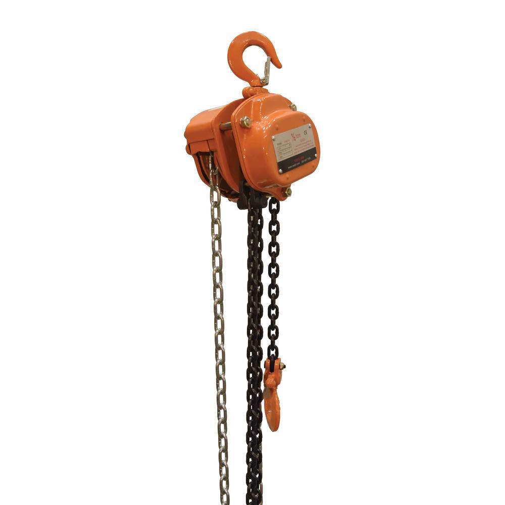 Vestil 1000 lbs. Capacity 15 ft. Professional Chain Hoist PHCH-1-15